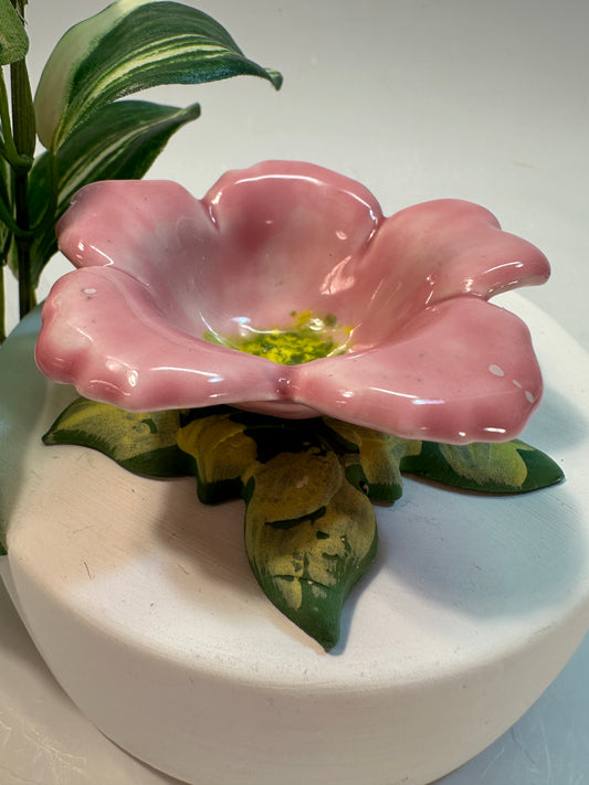 Pink Wild Rose Ring Dish