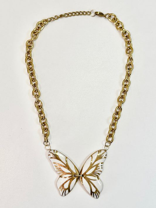 Gold Butterfly on a Chunky Chain