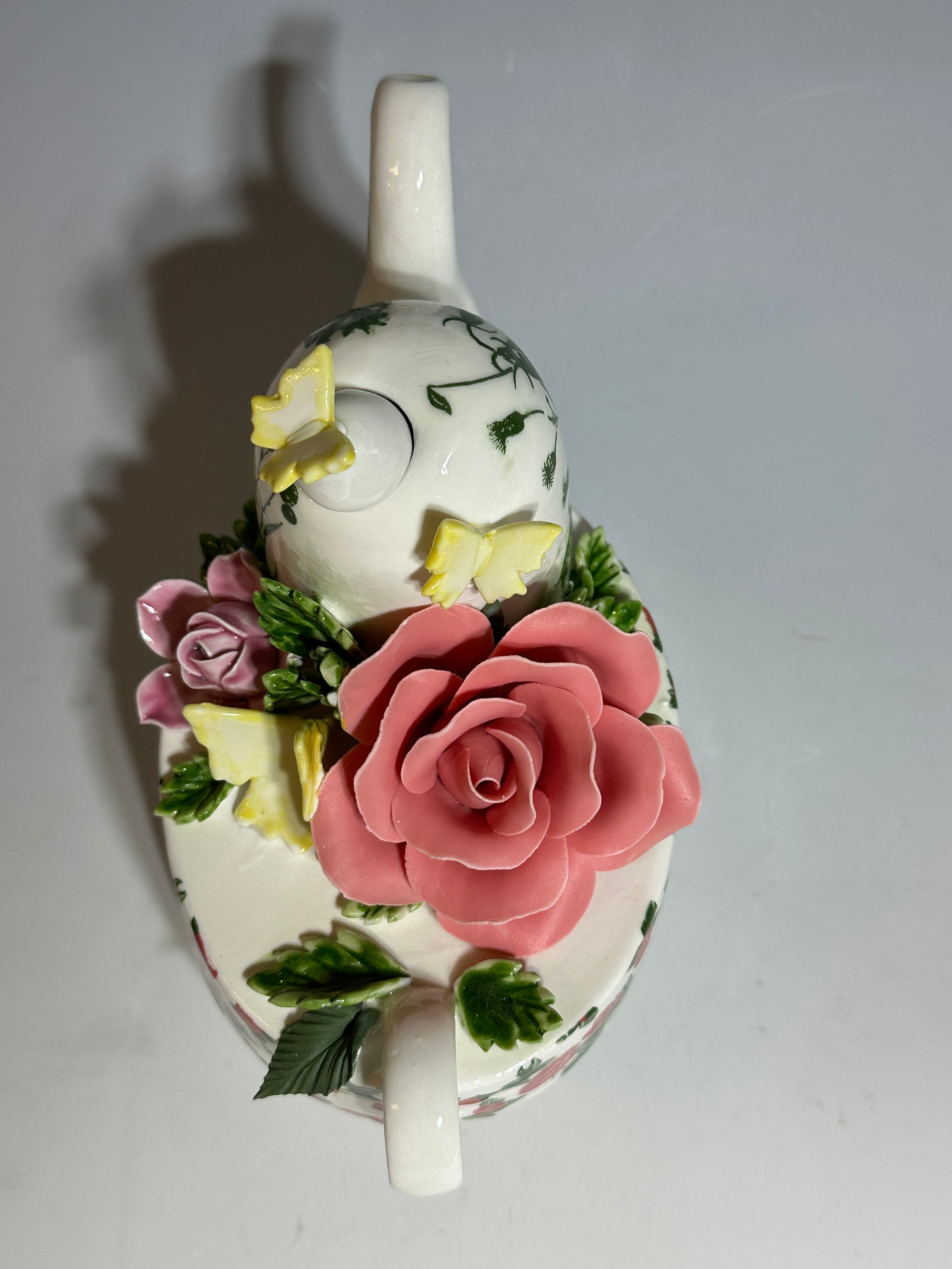 Butterflies in the Rose Garden Teapot