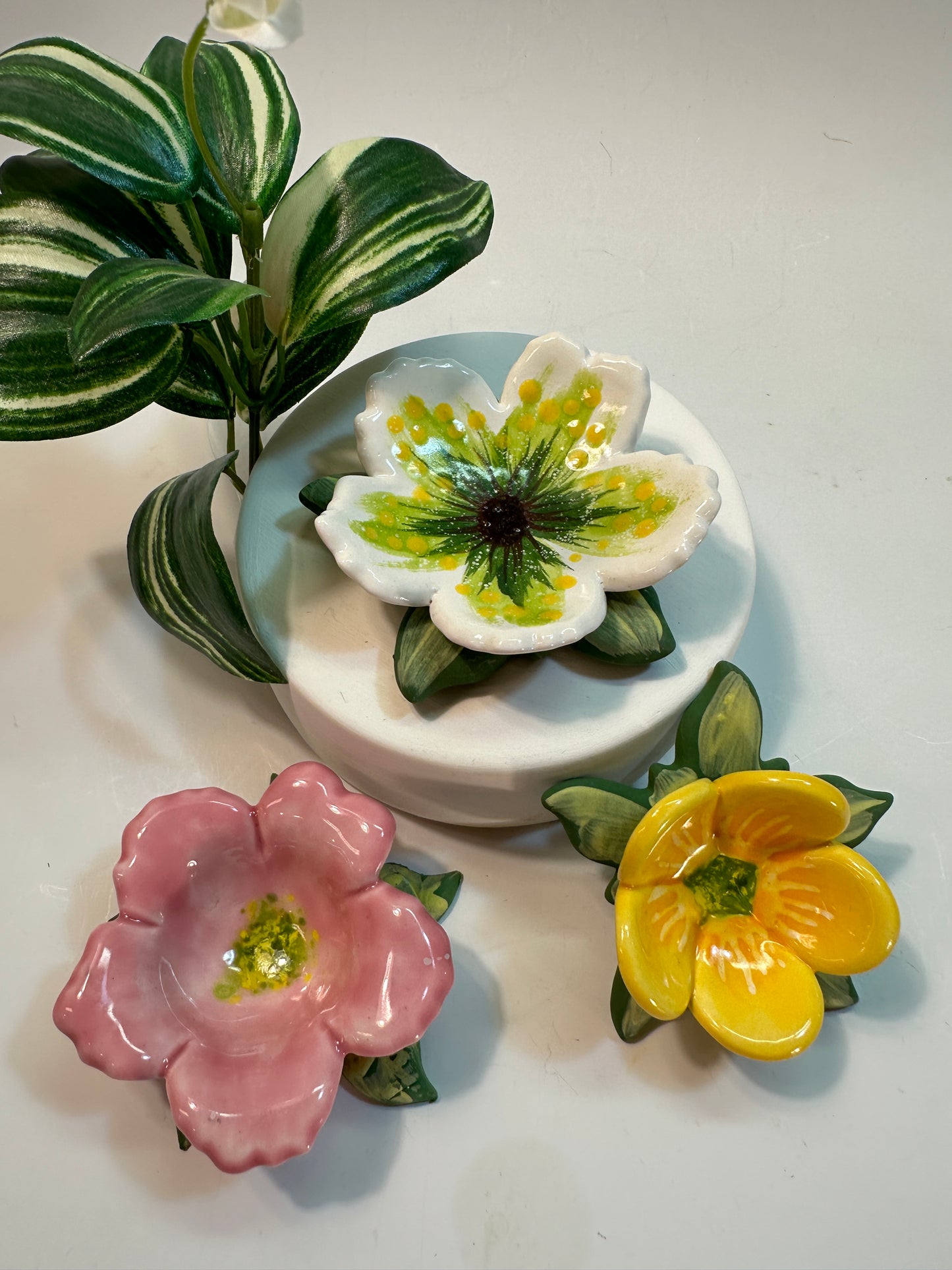 Pink Wild Rose Ring Dish