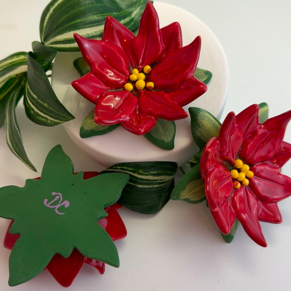 Poinsettia Ring Dish