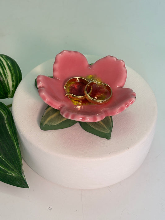 Pink Primrose Ring Dish