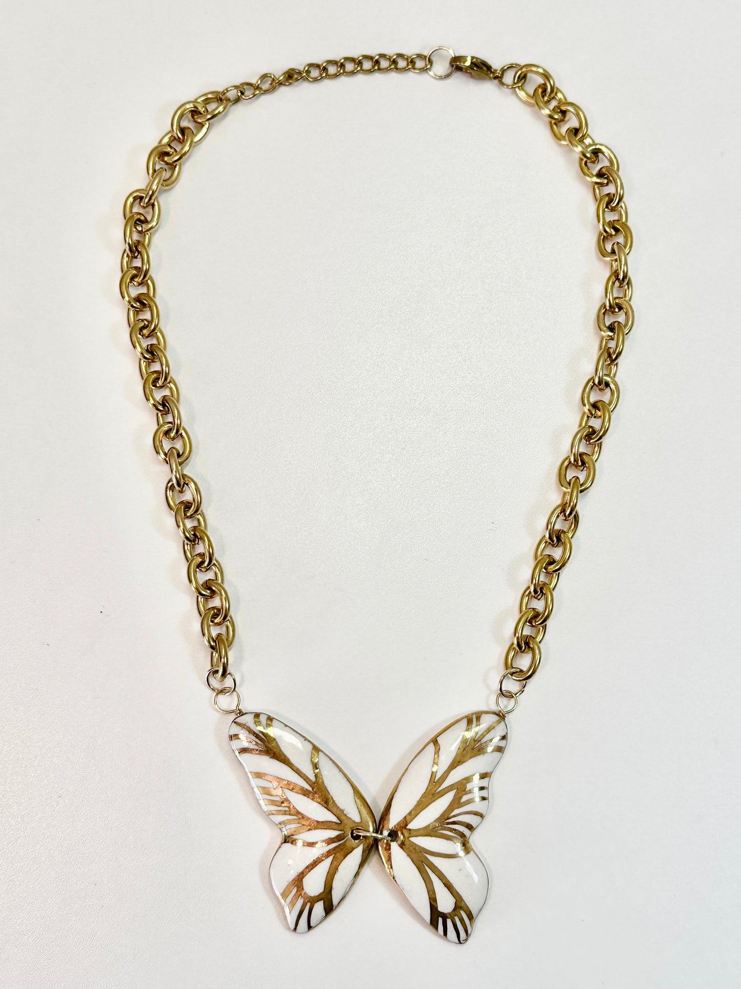 Gold Butterfly on a Chunky Chain