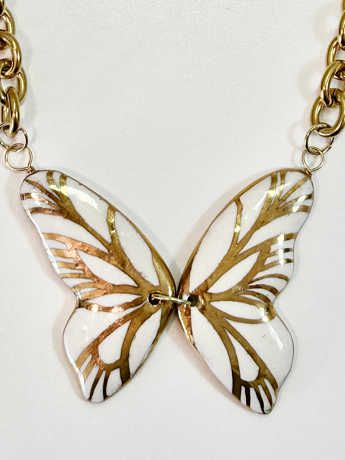 Gold Butterfly on a Chunky Chain