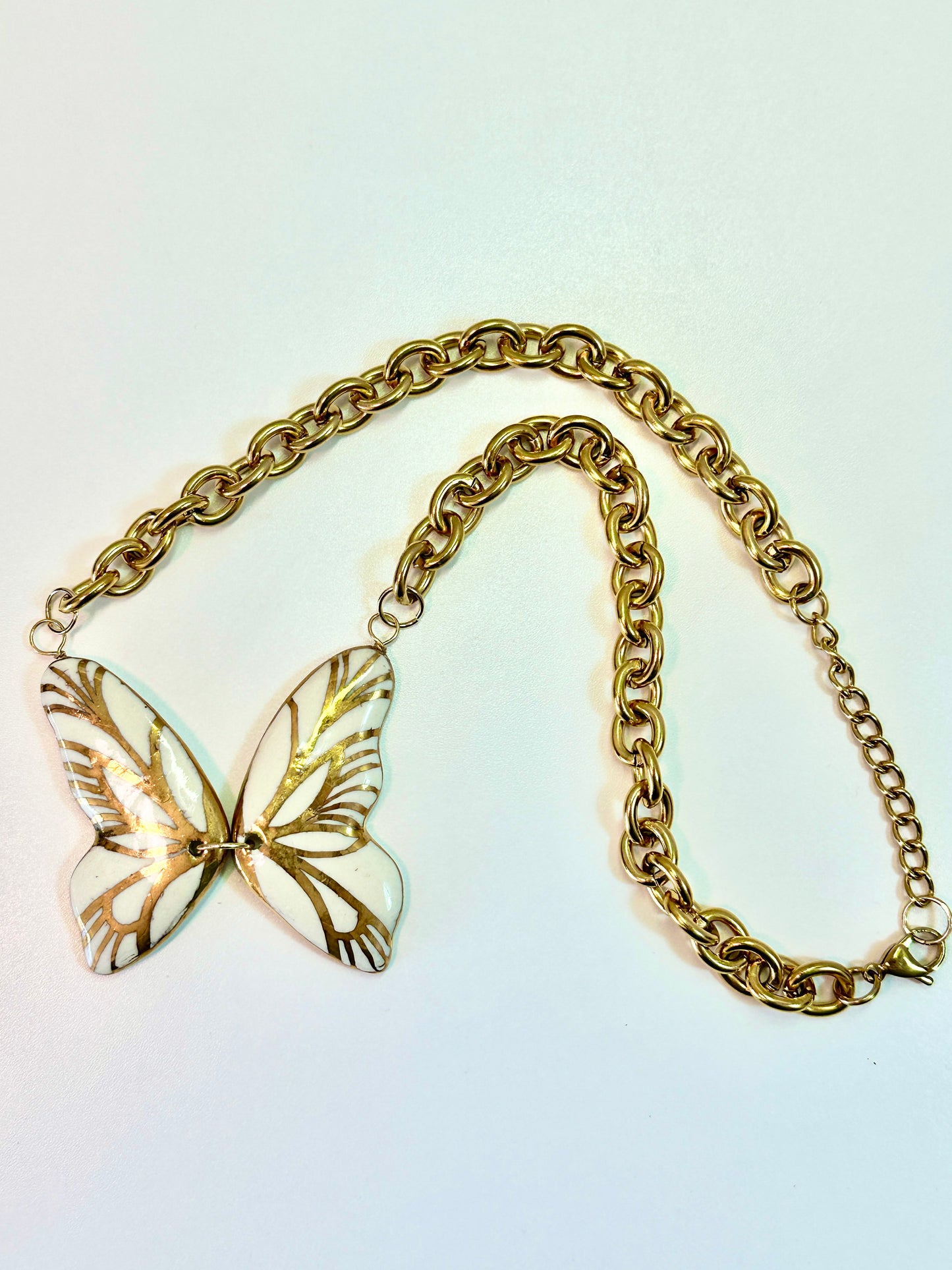 Gold Butterfly on a Chunky Chain