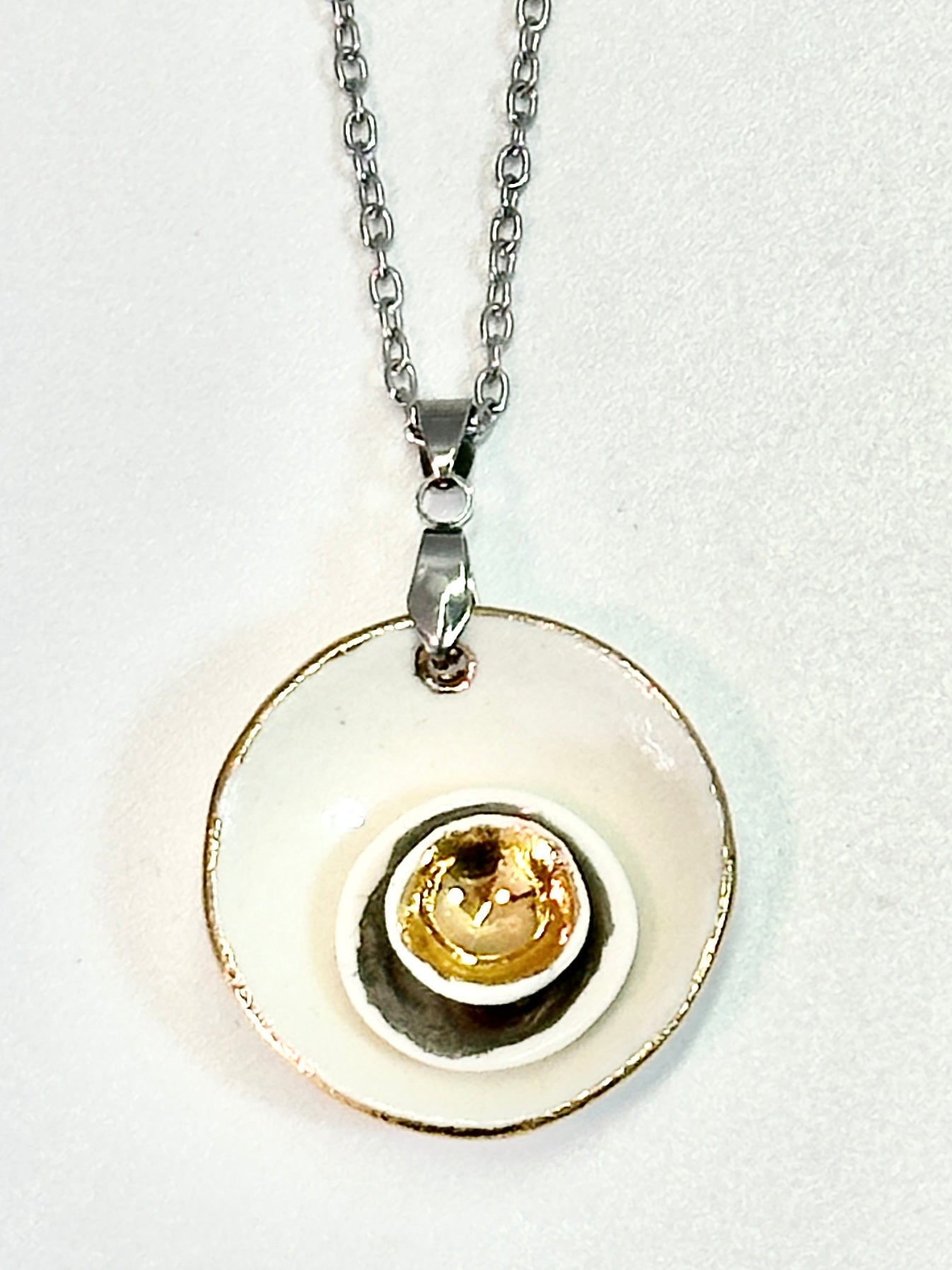 White/Silver/Gold Mixed Metal Nesting Bowls