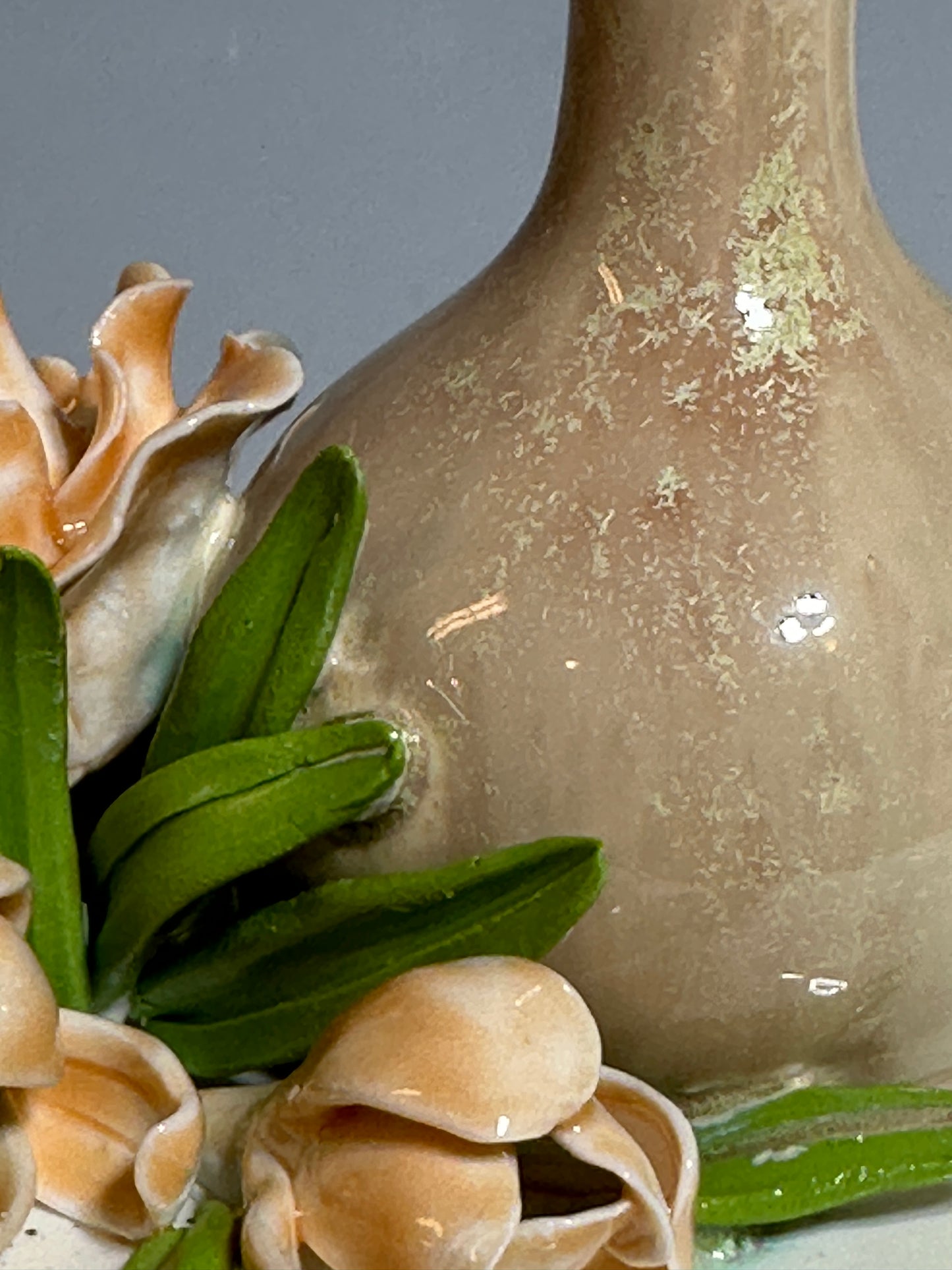Green Crystal Ming Vase Teapot
