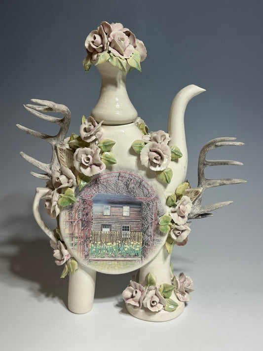 New Harmony Hauntings Porcelain Teapot