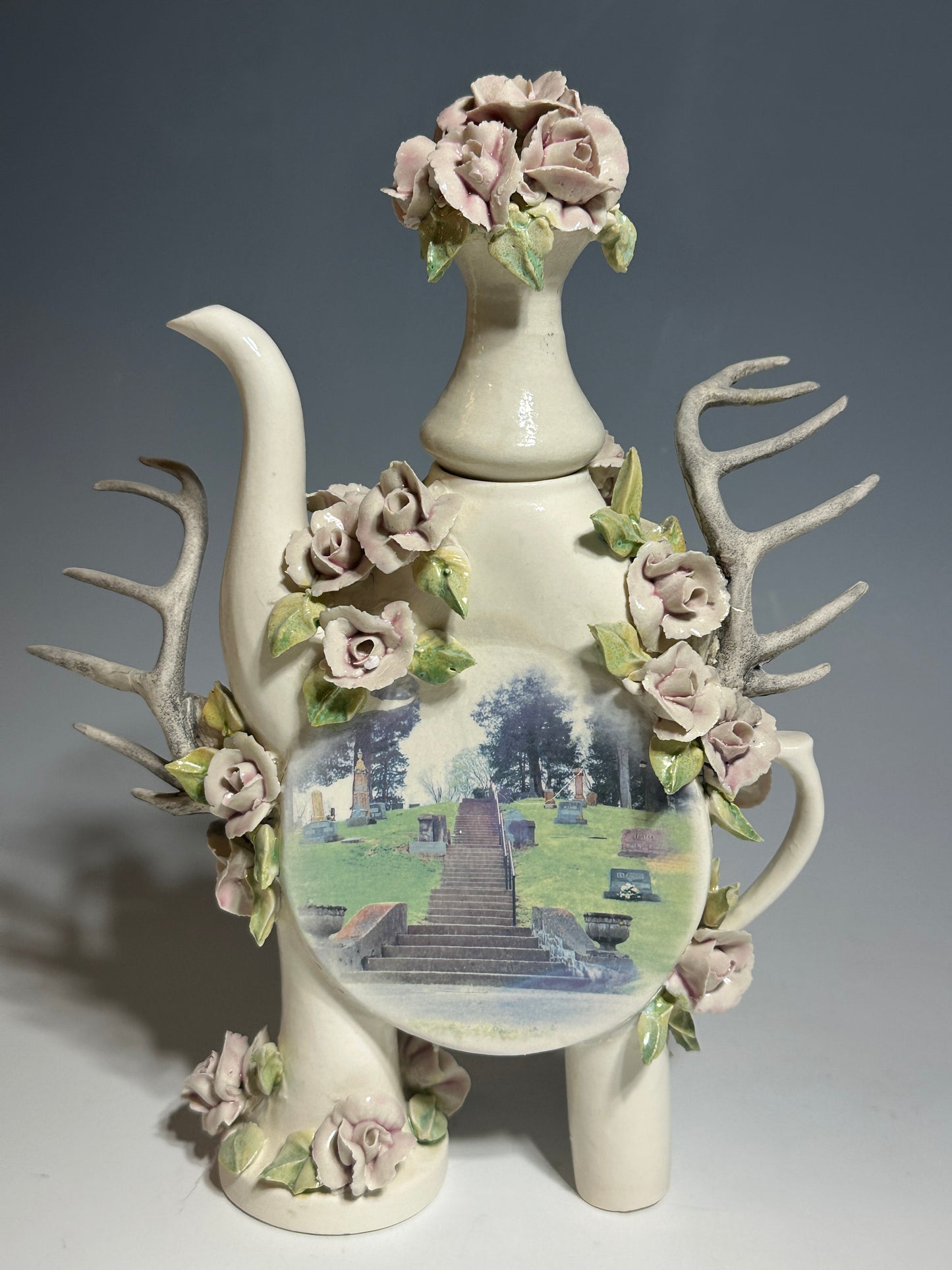 New Harmony Hauntings Porcelain Teapot