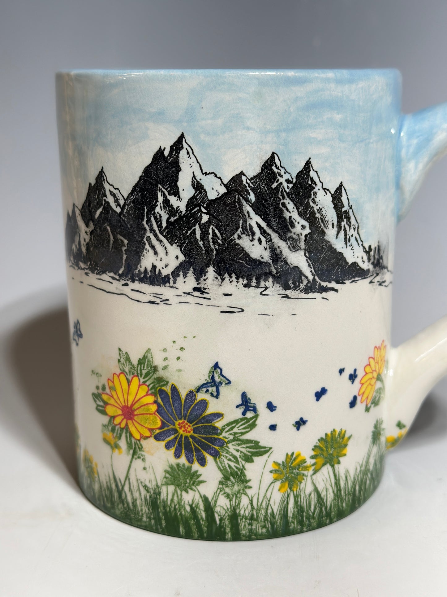 Elk Mountain Scene Mug