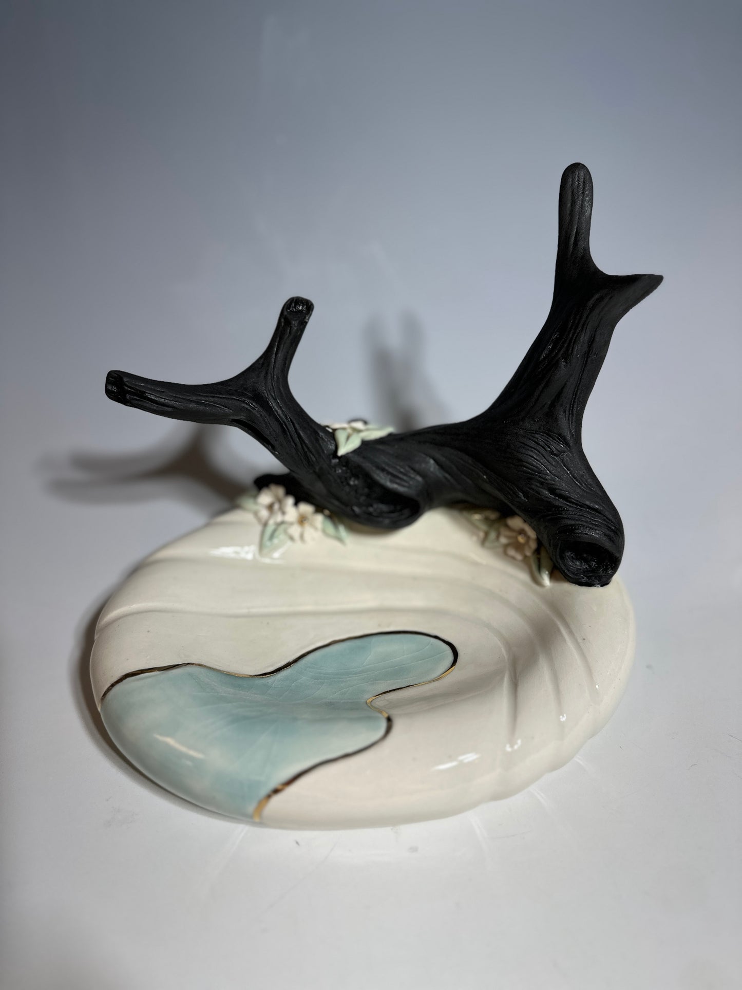 Porcelain Pond Jewelry Tray