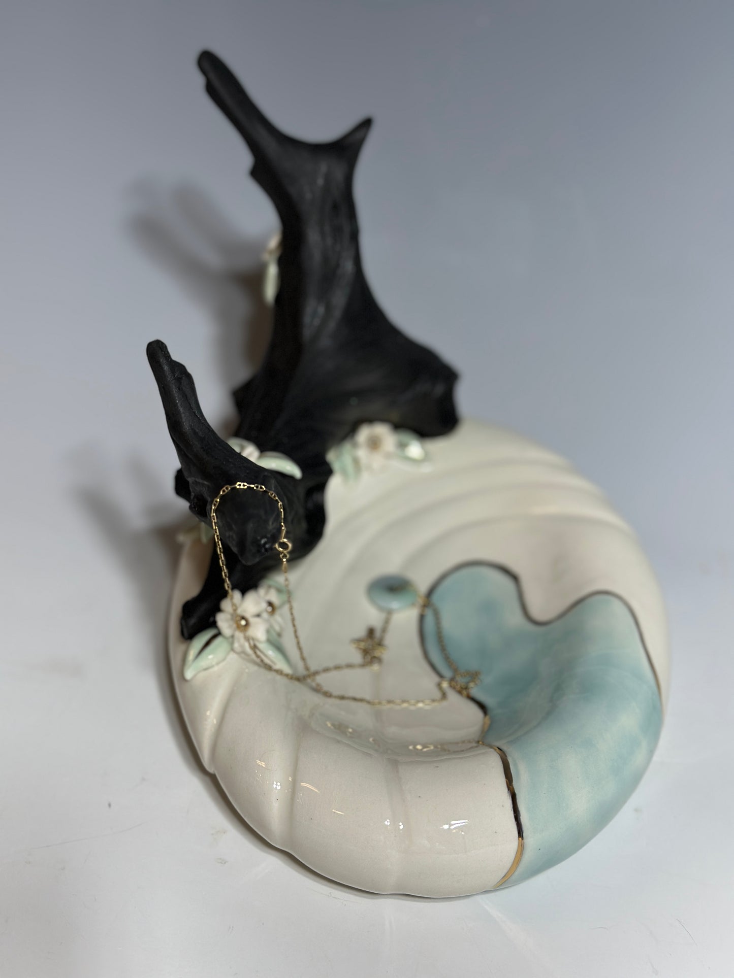 Porcelain Pond Jewelry Tray
