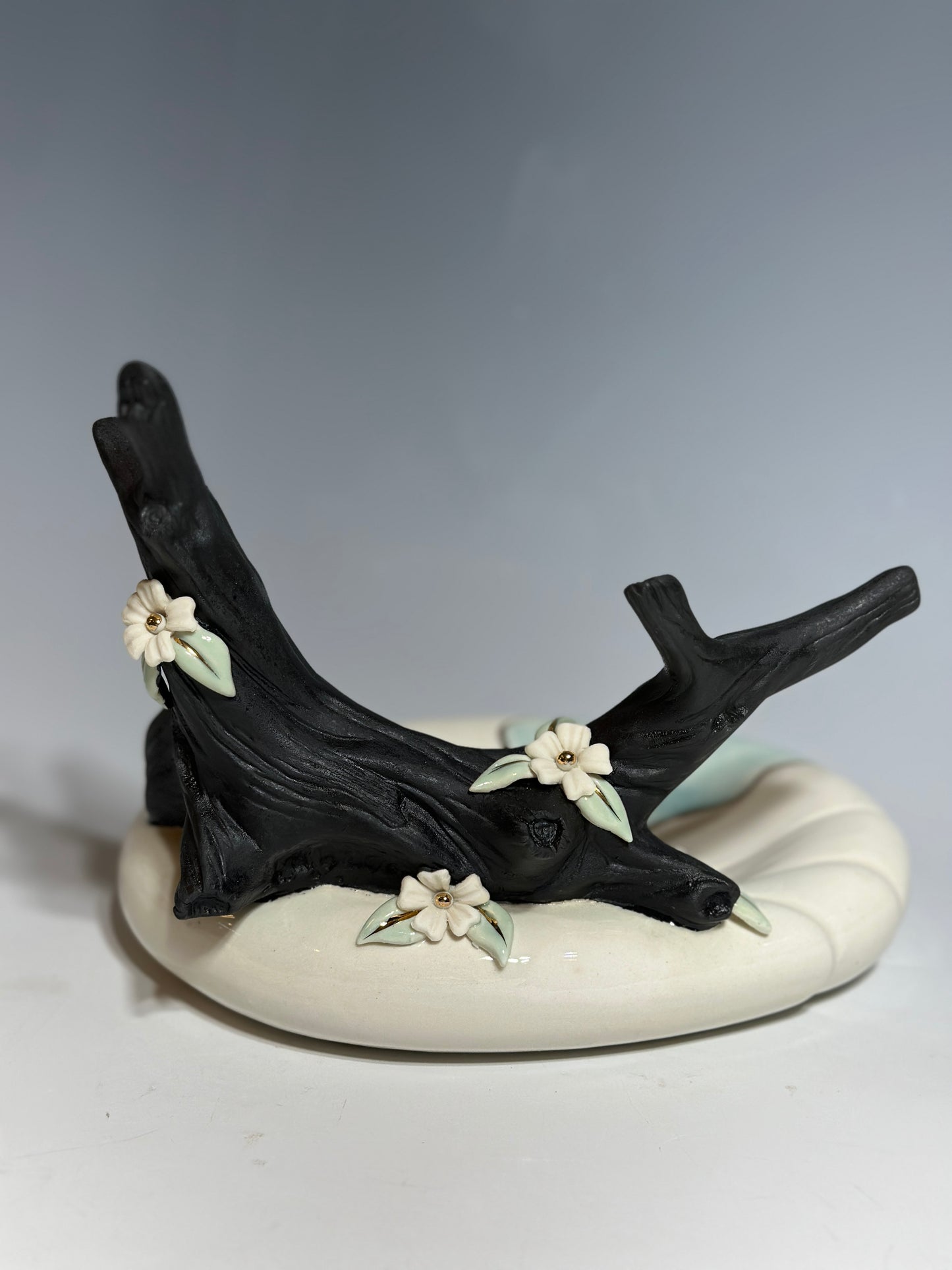 Porcelain Pond Jewelry Tray